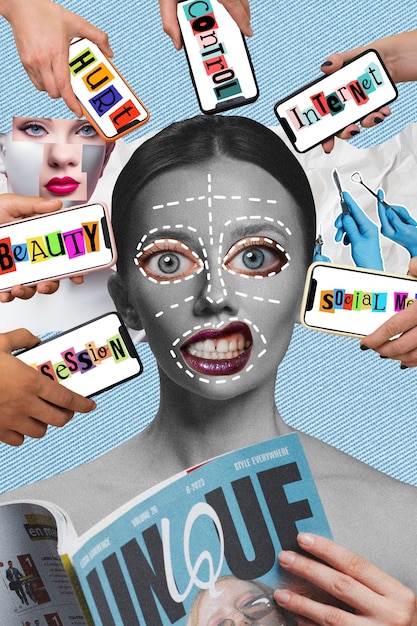 A collage showing people engaged in various activities like coding, data analysis, creative design, and problem-solving, representing the diverse skills needed for the future of work in Spain.