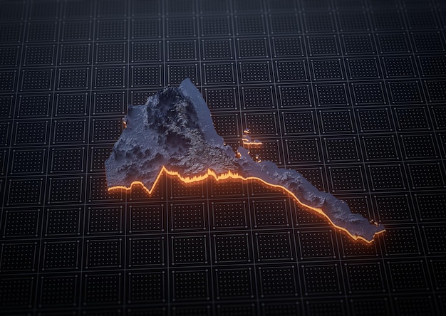A map of Indonesia highlighting the regions with the most significant foreign investment projects, especially in infrastructure and renewable energy.