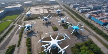 La tecnología de los drones en la industria asiática