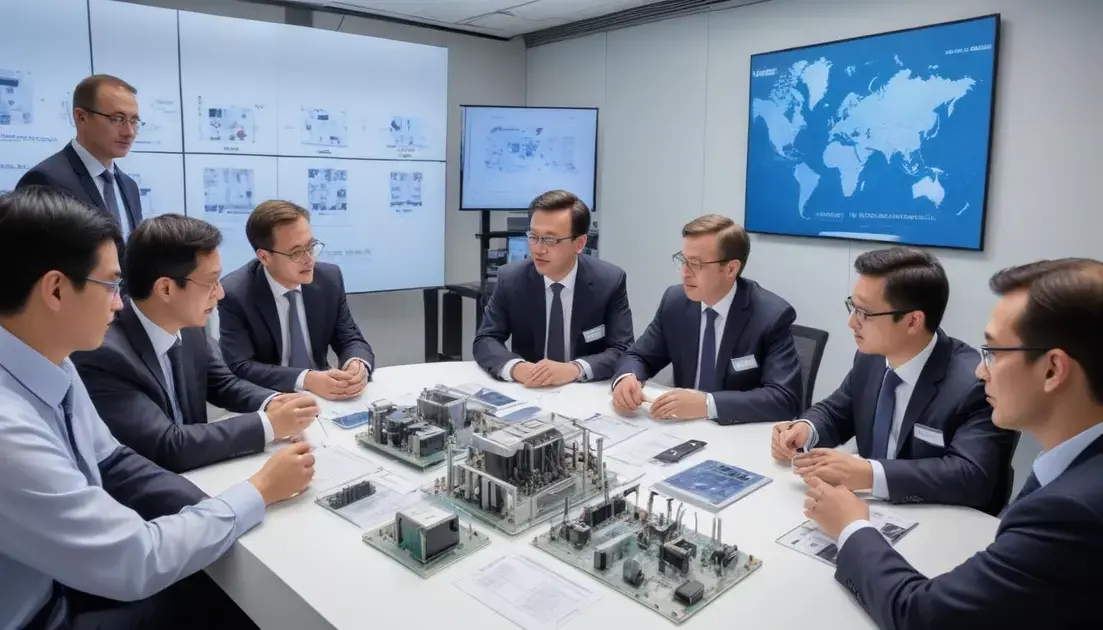 Colaboraciones internacionales en el sector de semiconductores