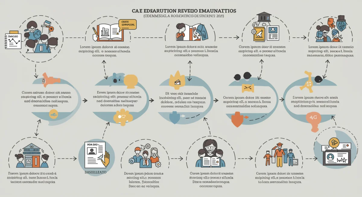Infografía detallada sobre las fases y cambios clave de la Reforma Educativa 2026 y su impacto en la transición a la universidad.