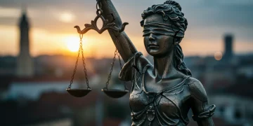 Erosion of Trust: Why Public Confidence in Institutions is Declining Cracked statue of justice representing eroded public trust in institutions.