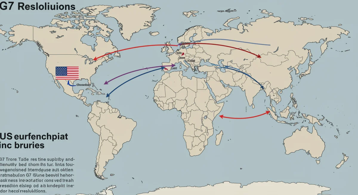 Infographic depicting global supply chain resilience and trade routes.