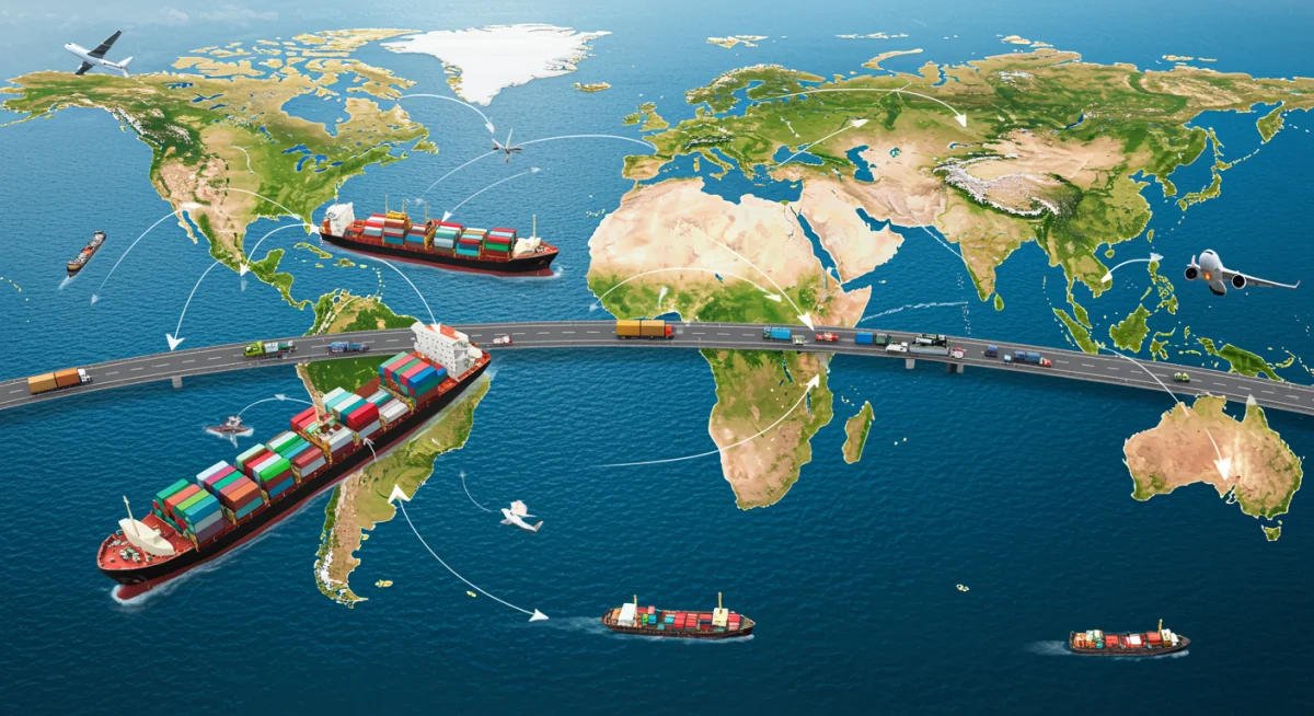 Global supply chains and international trade affecting U.S. economic outlook