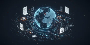 Global Tech Regulation: 5 Critical Changes for U.S. Companies Global tech regulation impact on U.S. businesses with legal documents and digital connections.