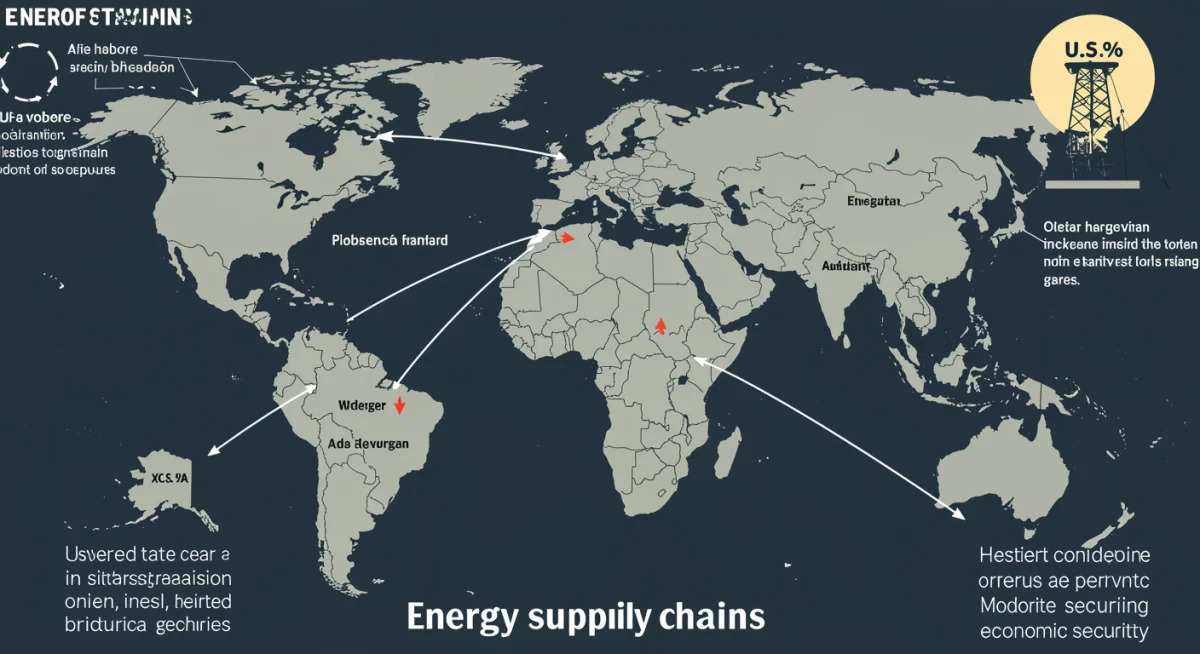 Middle East energy supply chains and their global economic impact.