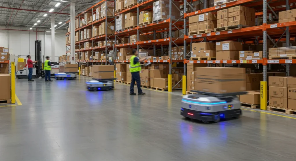 Robotics & Automation: Boosting US Warehouse Productivity 25%