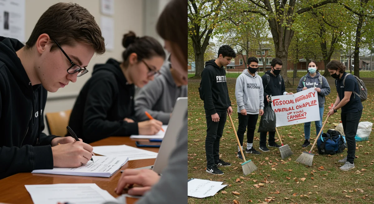 Contrasting traditional political engagement with direct community action
