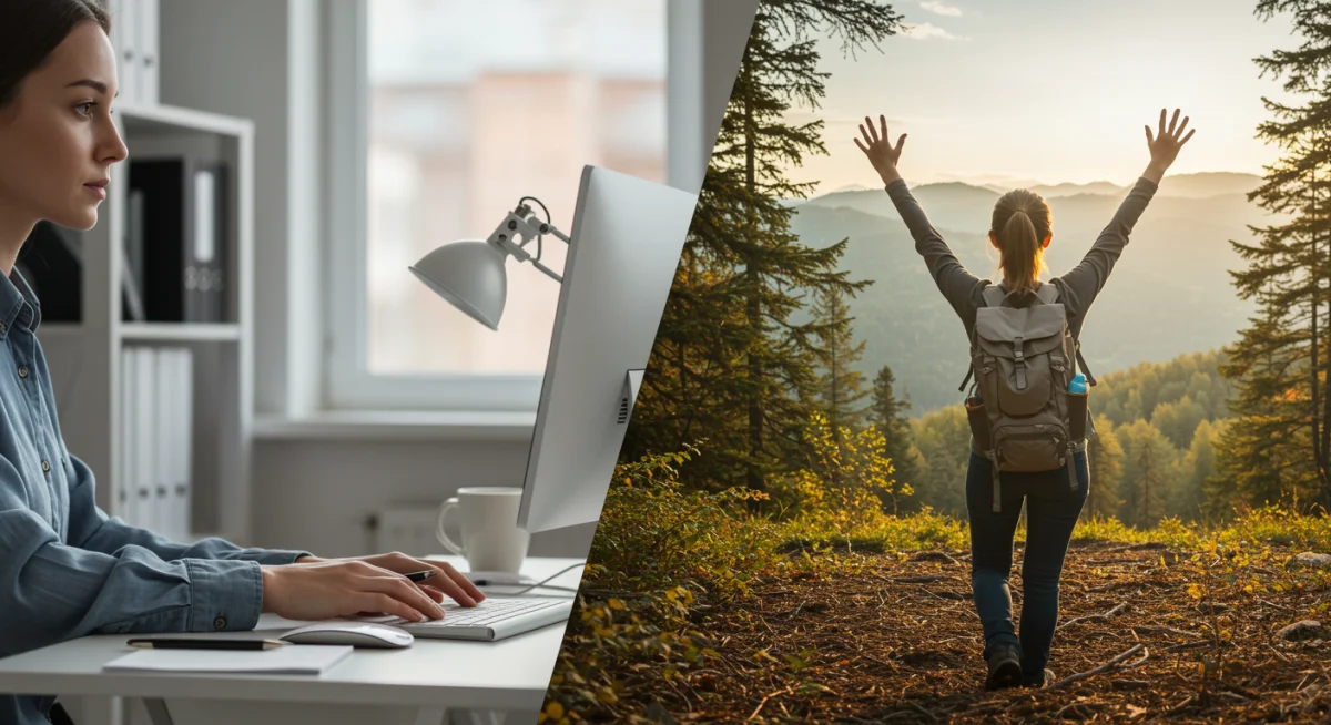 Balancing professional work with personal leisure activities for optimal well-being.