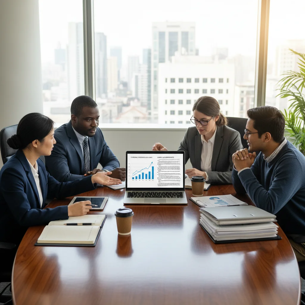 Empresarios y expertos analizando el impacto de la reforma laboral 2026