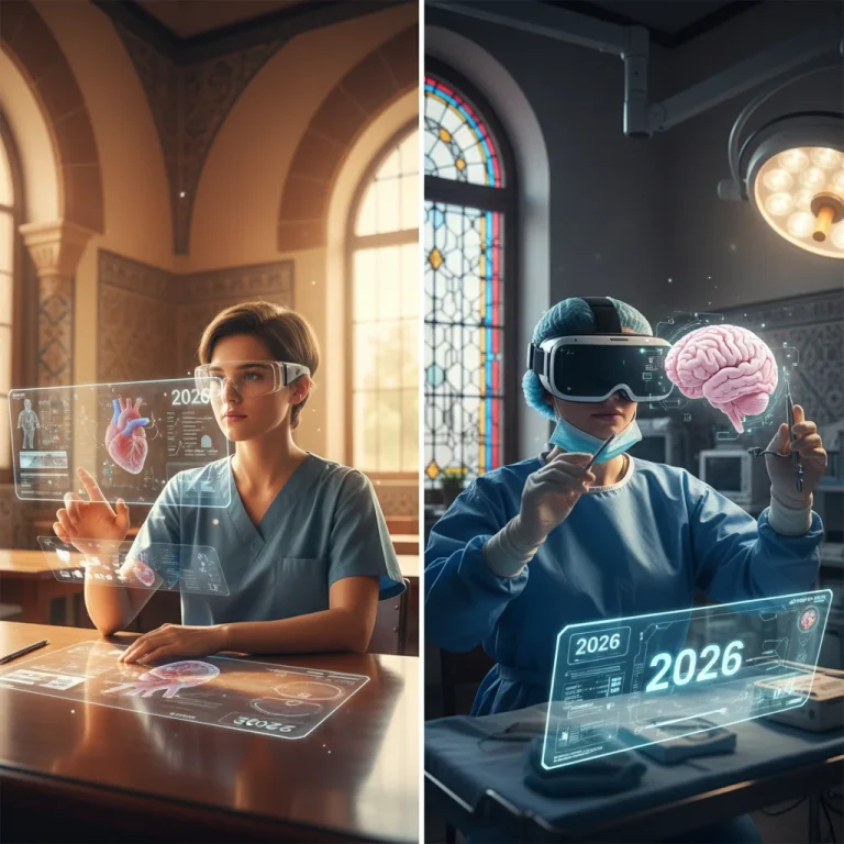 Comparativa de Realidad Aumentada y Realidad Virtual en educación y salud en España para 2026
