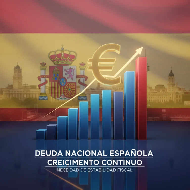 Gráfico visual sobre la deuda pública española y los desafíos fiscales para 2026